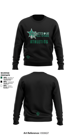 Crew Neck Sweatshirt, Hulstrom Middle School, Spirit Store, Teamtime, Team time, sublimation, custom sports apparel, team uniforms, spirit wear, spiritwear, sports uniforms, custom shirts, team store, custom team store, fundraiser sports, apparel fundraiser