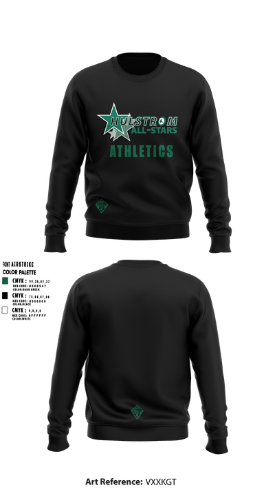 Hulstrom Middle School 76593235 Crew Neck Sweatshirt - 1