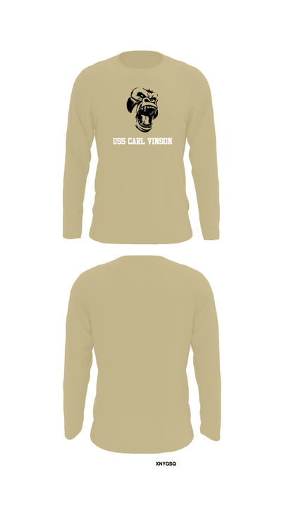 USS CARL VINSON 40544561 Long Sleeve Performance Shirt - 88