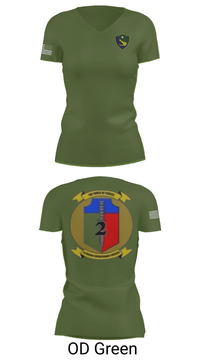 Task Force 61/2 50410807 Women's Short Sleeve V-neck Shirt - 48