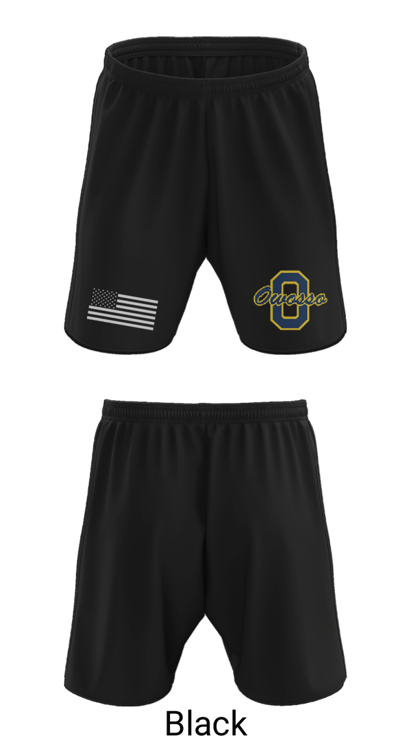 Athletic Shorts With Pockets, Owosso High School Golf, Golf, Teamtime, Team time, sublimation, custom sports apparel, team uniforms, spirit wear, spiritwear, sports uniforms, custom shirts, team store, custom team store, fundraiser sports, apparel fundraiser
