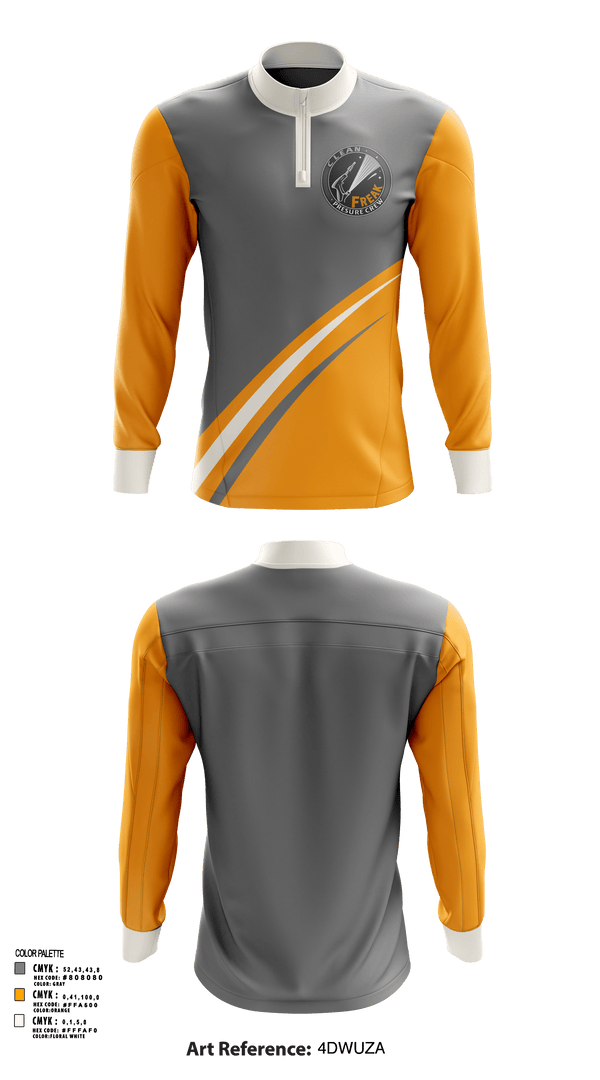 Quarter Zip Jacket, Clean Freaks, , Teamtime, Team time, sublimation, custom sports apparel, team uniforms, spirit wear, spiritwear, sports uniforms, custom shirts, team store, custom team store, fundraiser sports, apparel fundraiser