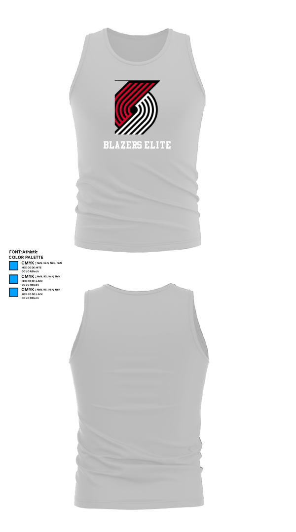 Tank Top, Blazers elite, Baseball, Teamtime, Team time, sublimation, custom sports apparel, team uniforms, spirit wear, spiritwear, sports uniforms, custom shirts, team store, custom team store, fundraiser sports, apparel fundraiser
