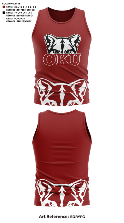 Oklahoma Union Senior High School Cheer 23375182 Tank Top - 41
