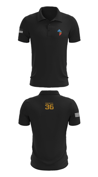 Short Sleeve Performance Polo, Rescue Engine 56DCFD RTC407, Fire Department, Teamtime, Team time, sublimation, custom sports apparel, team uniforms, spirit wear, spiritwear, sports uniforms, custom shirts, team store, custom team store, fundraiser sports, apparel fundraiser