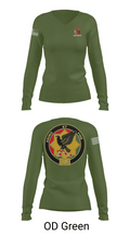 D FST 8-1 CAV 24153334 Women's Long Sleeve V-neck Shirt -1 57