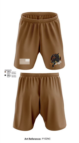 Athletic Shorts With Pockets, HHC/1-214 GSAB       Hellhounds, Army, Teamtime, Team time, sublimation, custom sports apparel, team uniforms, spirit wear, spiritwear, sports uniforms, custom shirts, team store, custom team store, fundraiser sports, apparel fundraiser