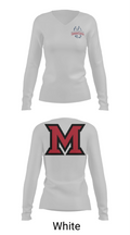 Miami University - Middletown Baseball 52720506 Women's Long Sleeve V-neck Shirt - 6