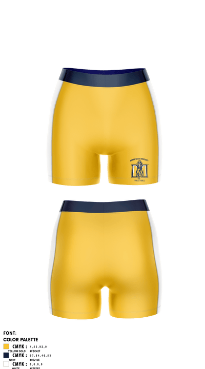 Murray State University Volleyball 29565911 Women's Compression Shorts - 1