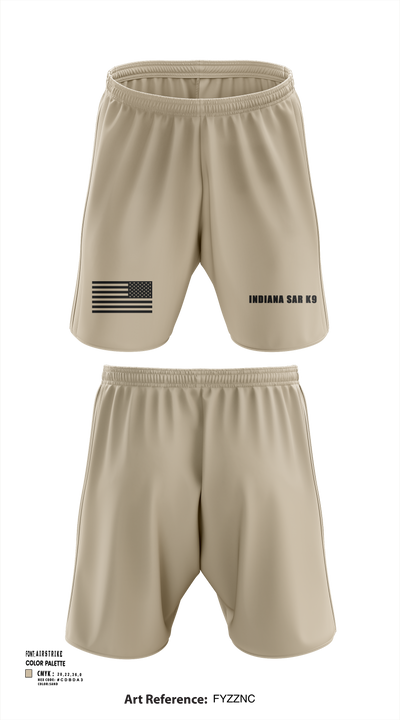 Indiana SAR K9 89767591 Athletic Shorts With Pockets - 103