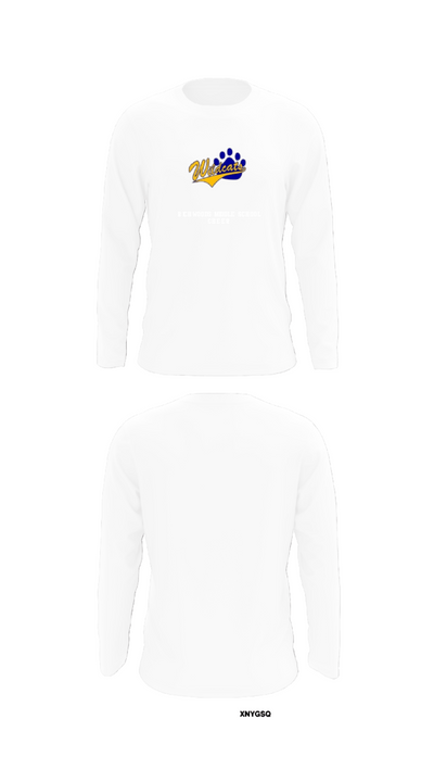 Richwoods Middle School Cheer 94621305 Long Sleeve Performance Shirt - 8