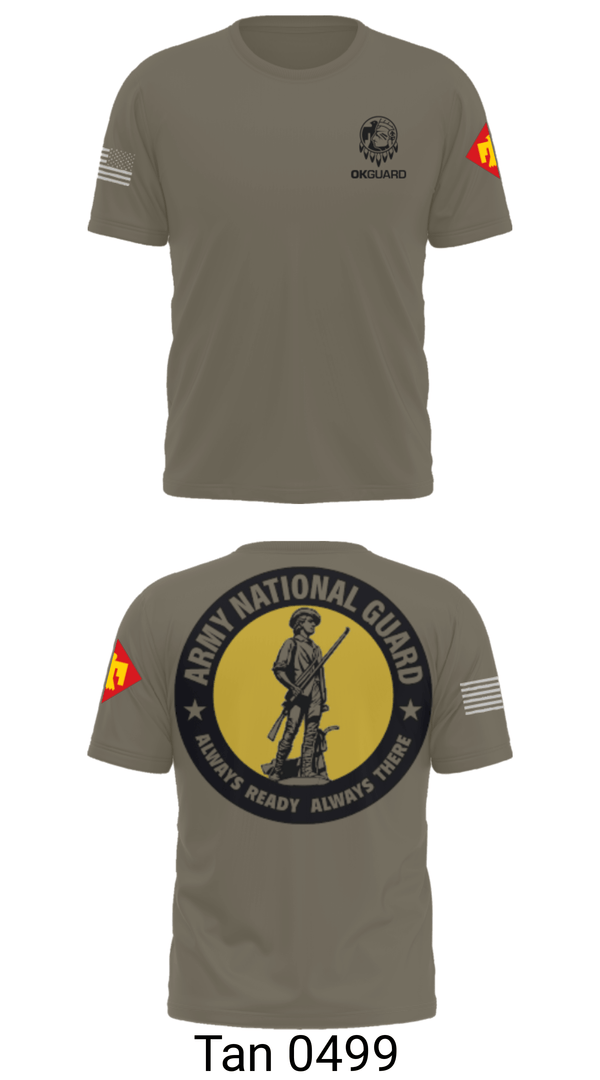 Short Sleeve Performance Shirt, Recruiting & Retention Battalion, National Guard, Teamtime, Team time, sublimation, custom sports apparel, team uniforms, spirit wear, spiritwear, sports uniforms, custom shirts, team store, custom team store, fundraiser sports, apparel fundraiser