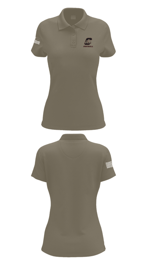 Women's Short Sleeve Performance Polo, Central High School Football, Football, Teamtime, Team time, sublimation, custom sports apparel, team uniforms, spirit wear, spiritwear, sports uniforms, custom shirts, team store, custom team store, fundraiser sports, apparel fundraiser