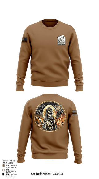 Crew Neck Sweatshirt, 1-144 FA BN, National Guard, Teamtime, Team time, sublimation, custom sports apparel, team uniforms, spirit wear, spiritwear, sports uniforms, custom shirts, team store, custom team store, fundraiser sports, apparel fundraiser