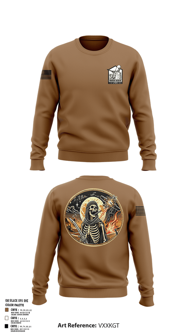 Crew Neck Sweatshirt, 1-144 FA BN, National Guard, Teamtime, Team time, sublimation, custom sports apparel, team uniforms, spirit wear, spiritwear, sports uniforms, custom shirts, team store, custom team store, fundraiser sports, apparel fundraiser