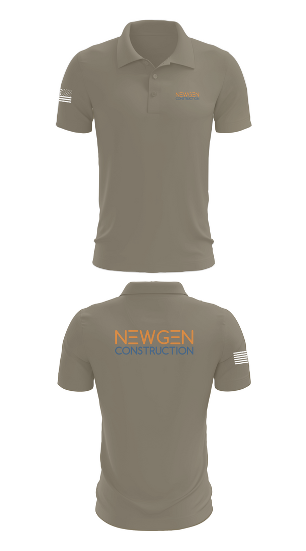 Short Sleeve Performance Polo, Newgen Constrction, , Teamtime, Team time, sublimation, custom sports apparel, team uniforms, spirit wear, spiritwear, sports uniforms, custom shirts, team store, custom team store, fundraiser sports, apparel fundraiser
