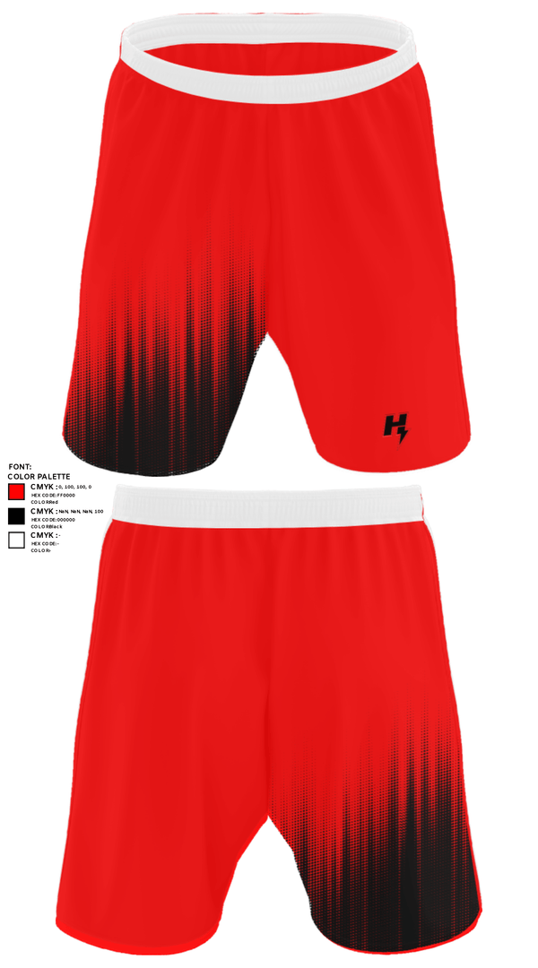 Athletic Shorts With Pockets, Hilliard Middle-Senior High School, Spirit Store, Teamtime, Team time, sublimation, custom sports apparel, team uniforms, spirit wear, spiritwear, sports uniforms, custom shirts, team store, custom team store, fundraiser sports, apparel fundraiser