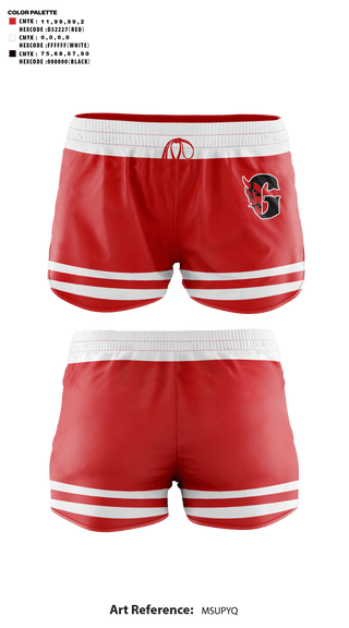Womens Shorts, Glenwood Springs High School Cheer, Cheer, Teamtime, Team time, sublimation, custom sports apparel, team uniforms, spirit wear, spiritwear, sports uniforms, custom shirts, team store, custom team store, fundraiser sports, apparel fundraiser