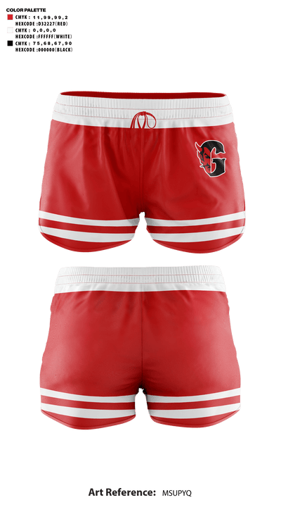 Glenwood Springs High School 12886681 Women's Shorts - 41