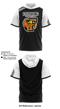 Flushing High School Wrestling 10163211 Short Sleeve Performance Shirt with hood - 2