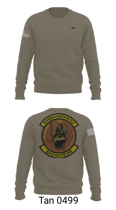 319th Maintenance Squadron 60744056 Crew Neck Sweatshirt - 65