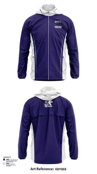 Windbreaker, Shawnee Middle School Cheer, Cheer, Teamtime, Team time, sublimation, custom sports apparel, team uniforms, spirit wear, spiritwear, sports uniforms, custom shirts, team store, custom team store, fundraiser sports, apparel fundraiser
