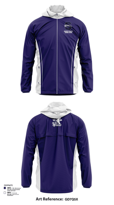 Shawnee Middle School Cheer 74518757 Windbreaker - 124
