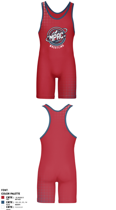 MPAC 360° Wrestling 49927264 Wrestling Singlet - 1