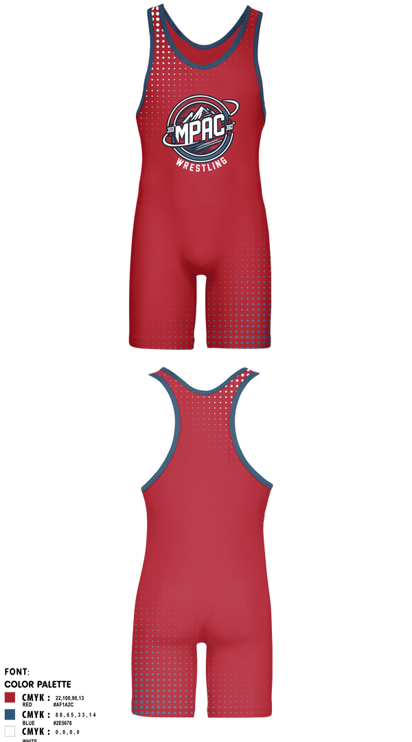 Wrestling Singlet, MPAC 360° Wrestling, Wrestling, Teamtime, Team time, sublimation, custom sports apparel, team uniforms, spirit wear, spiritwear, sports uniforms, custom shirts, team store, custom team store, fundraiser sports, apparel fundraiser