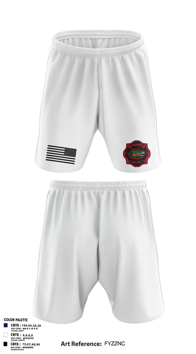 Lakewood fire department 6365083 Athletic Shorts With Pockets - 2