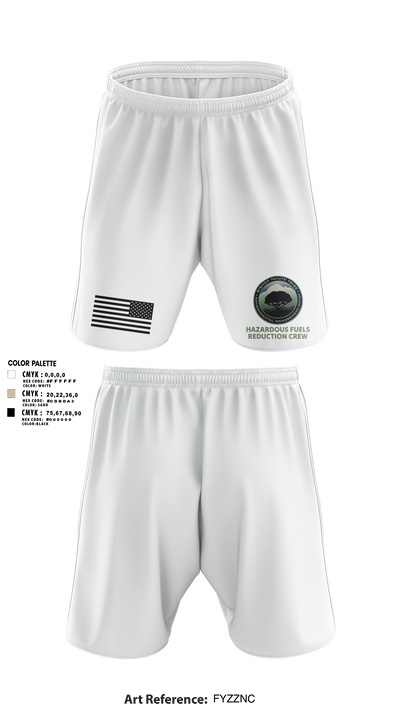 Bishop Paiute EMO/ Hazardous Fiels Reduction 49408789 Athletic Shorts With Pockets - 8