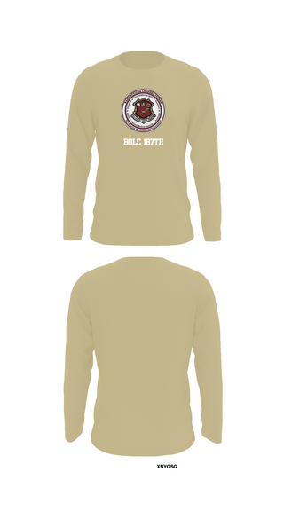 Long Sleeve Performance Shirt, BOLC 187TH, Army, Teamtime, Team time, sublimation, custom sports apparel, team uniforms, spirit wear, spiritwear, sports uniforms, custom shirts, team store, custom team store, fundraiser sports, apparel fundraiser