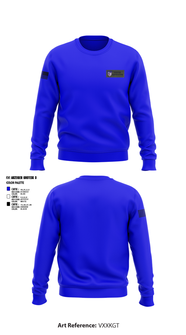 Crew Neck Sweatshirt, NATO Winter Instructor Course, , Teamtime, Team time, sublimation, custom sports apparel, team uniforms, spirit wear, spiritwear, sports uniforms, custom shirts, team store, custom team store, fundraiser sports, apparel fundraiser