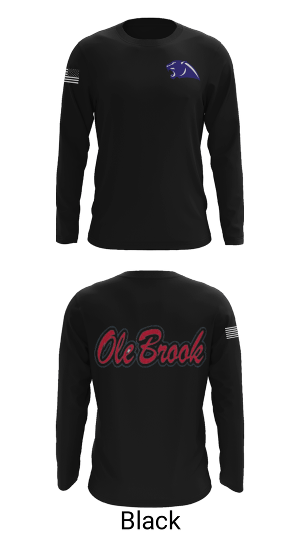 Long Sleeve Performance Shirt, Brookhaven High School Track, Track & Field, Teamtime, Team time, sublimation, custom sports apparel, team uniforms, spirit wear, spiritwear, sports uniforms, custom shirts, team store, custom team store, fundraiser sports, apparel fundraiser