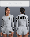Las Vegas city marshals 28118812 Women's Long Sleeve V-neck Shirt - 2