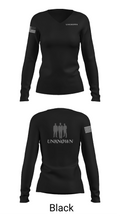UNKNØWN 1359763 Women's Long Sleeve V-neck Shirt -1 35