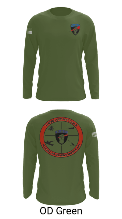 Bravo 1/78th FA 82804749 Long Sleeve Performance Shirt - 46