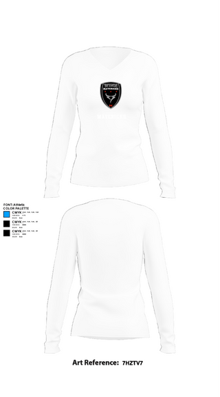 Womens Long Sleeve Vneck Shirt, Mavericks, Men's Soccer, Teamtime, Team time, sublimation, custom sports apparel, team uniforms, spirit wear, spiritwear, sports uniforms, custom shirts, team store, custom team store, fundraiser sports, apparel fundraiser