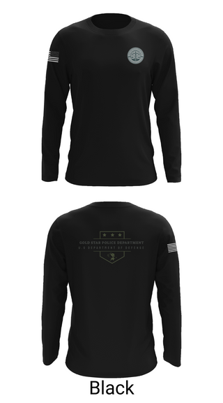 Long Sleeve Performance Shirt, GOLD STAR POLICE DEPARTMENT, , Teamtime, Team time, sublimation, custom sports apparel, team uniforms, spirit wear, spiritwear, sports uniforms, custom shirts, team store, custom team store, fundraiser sports, apparel fundraiser