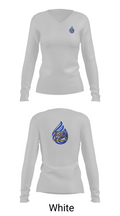 JIMMORES MECHANICAL LLC 82440008 Women's Long Sleeve V-neck Shirt - 16