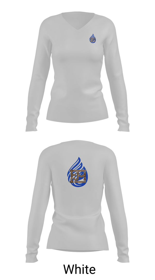 Womens Long Sleeve Vneck Shirt, JIMMORES MECHANICAL LLC, , Teamtime, Team time, sublimation, custom sports apparel, team uniforms, spirit wear, spiritwear, sports uniforms, custom shirts, team store, custom team store, fundraiser sports, apparel fundraiser