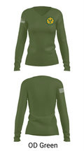 160th mp bn 37897815 Women's Long Sleeve V-neck Shirt - 57