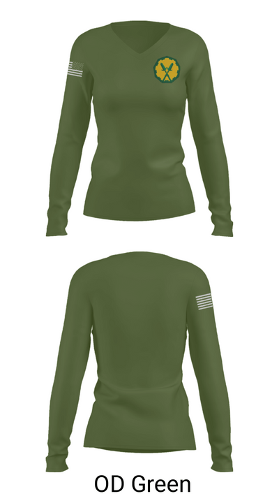160th mp bn 37897815 Women's Long Sleeve V-neck Shirt - 57