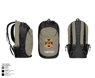 Gear Bag, 4/9 Field Artillery 56 Command (Pershing), Army, Teamtime, Team time, sublimation, custom sports apparel, team uniforms, spirit wear, spiritwear, sports uniforms, custom shirts, team store, custom team store, fundraiser sports, apparel fundraiser