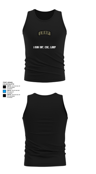 Tank Top, 1/506 Inf, CSC, LRRP, , Teamtime, Team time, sublimation, custom sports apparel, team uniforms, spirit wear, spiritwear, sports uniforms, custom shirts, team store, custom team store, fundraiser sports, apparel fundraiser