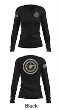 Goodfellow AFB 53285158 Women's Long Sleeve V-neck Shirt - 37