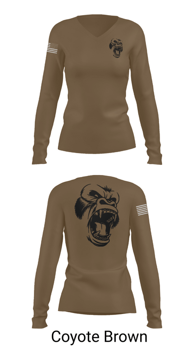 USS CARL VINSON 40544561 Women's Long Sleeve V-neck Shirt -1 16
