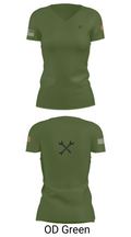 B CO 2-12 CAV 37897700 Women's Short Sleeve V-neck Shirt - 48
