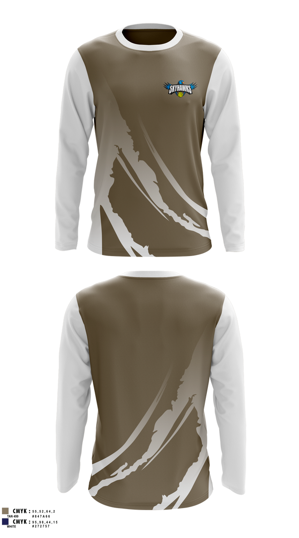Long Sleeve Performance Shirt, Barrie North Winter Tennis, Tennis, Teamtime, Team time, sublimation, custom sports apparel, team uniforms, spirit wear, spiritwear, sports uniforms, custom shirts, team store, custom team store, fundraiser sports, apparel fundraiser