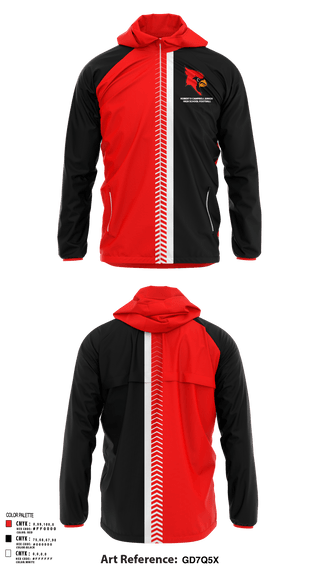 Windbreaker, Robert D Campbell Junior High School Football, Football, Teamtime, Team time, sublimation, custom sports apparel, team uniforms, spirit wear, spiritwear, sports uniforms, custom shirts, team store, custom team store, fundraiser sports, apparel fundraiser